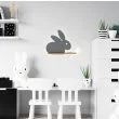 CANDELLUX 21-84743 RABIT LAMPA KINKIET 4W LED 4000K IQ KIDS SZARY+BIAŁY