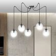 EMIBIG 936/5 LAMPA WISZĄCA GIGI 5 BL TRANSPARENT