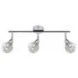 CANDELLUX 93-67647 BOLO LISTWA 3X6W LED SMD GŁÓWKA OKRĄGŁA 1E Z PRZEGUBEM KLOSZ WYMIENNY KD SYSTEM CHROM/BEZBARWNY
