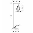 CANDELLUX 51-78766 BERNITA LAMPA PODŁOGOWA 1X60W E27CZARNY