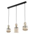 TK-LIGHTING 11042 SOPHIA COGNAC LAMPA WISZĄCA 3XE14