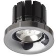 RENDL R13234 SHARM PLUS wpuszczana czarny chrom 230V LED 10W 24° 3000K