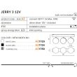 AZZARDO AZ1750 Jerry 3 12V (chrome)