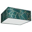 MILAGRO MLP7575 Lampa sufitowa ZIGGY GREEN Gold/Bottle green 3xE27