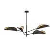 EMIBIG 1158/4 LAMPA SUFITOWA VENE 4 BLACK/GOLD