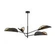 EMIBIG 1158/4 LAMPA SUFITOWA VENE 4 BLACK/GOLD