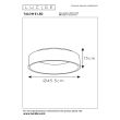 LUCIDE 46100/32/30 TALOWE LAMPA SUFITOWA - NOWOCZESNA