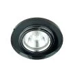 CANDELLUX 2230491 SS-15 CH/BK MR16 CHROM oczko sufitowe lampa sufitowa STAŁA OKRĄGŁA SZKŁO CZARNE