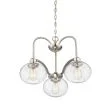 ELSTEAD Trilogy QZ-TRILOGY3-BN 3 Light Chandelier - Brushed Nickel