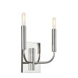 ELSTEAD Brianna FE-BRIANNA2-PN 2 Light Wall Light - Polished Nickel