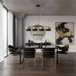 EMIBIG 1649/4 LUX 4 BL GOLD LAMPA WISZĄCA