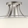 ELSTEAD Lacey KL-LACEY-SFM-AP 4 Light Semi-Flush Mount - Antique Pewter