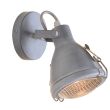 CANDELLUX 91-71101 CRODO LAMPA KINKIET 1X40W E14 SZARY