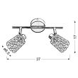 CANDELLUX 92-70104 YORK LAMPA SUFITOWA LISTWA 2X40W G9 MOSIĄDZ (BŻ)