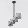 EMIBIG 1656/4 ECO 4 BL GRAY LAMPA WISZĄCA