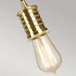 ELSTEAD Douille DOUILLE-P-BPB 1 Light Pendant - Black/Polished Brass