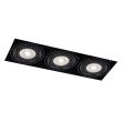 ANTIGO Lampa wpuszczana Komoro 3 - Czarna 3310