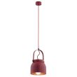ARGON 8282 LOGAN lampa wisząca 1 pł. czerwony