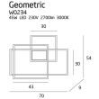 MAXLIGHT GEOMETRIC kinkiet W0234