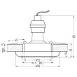 CANDELLUX 2251066 SOC-03 BK GU10 50W 230V OPR.STROP.STAŁA OKRĄGŁA ODLEW