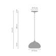Step into Design ST-9002S chrome Lampa wisząca VICTORY GLOW S srebrna17 cm