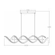 REALITY 344201-09 Abrax lampa wisząca LED