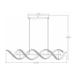 REALITY 344201-09 Abrax lampa wisząca LED