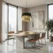 EMIBIG 1708/1 CANVA 1 BLACK GOLD Lampa wisząca