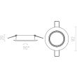 RENDL R11742 TOPIC R kierunkowa chrom 230V GU10 50W