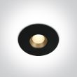 ONE LIGHT 10108H/B/W Anarita czarny wpust COB LED IP54 3000K 8W dark light