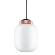Step into Design 9969P/A white Lampa wisząca BOOM LED biało miedziana 25 cm