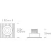 ONE LIGHT 11107BT/W/W Iliupoli biały wpust COB LED IP54 3000K 7W