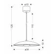 CANDELLUX STUDIO 50133054 lampa wisząca LUND 1