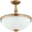 KUTEK SORRENTO SOR-PL-3(P) lampa sufitowa mosiężna przysufitowa
