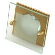CANDELLUX 2219437 SZ-04 SG MR16 SATYNA ZŁOTO OPR.KWADRAT STAŁA SZKŁO