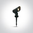 ONE LIGHT 67464G/B Doumena czarna lampa ogrodowa 10W MR16 GU10 IP65 kolec