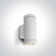 ONE LIGHT 67400E/W Collio 2 biały zewnętrzny cylinder ścienny 2xPAR30, E27 IP65