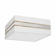 MILAGRO MLP7348 LAMPA SUFITOWA KWADRAT ULTIMO WHITE 3XE27 50CM