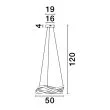 LUCES EXCLUSIVAS LE43553 ACAPA lampa wisząca
