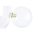 King Home XCW9148-1B Kinkiet CAPRI WALL 6 złoty - 60 LED, aluminium, szkło