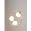 SIGMA 33415 AQUA 3 lampa wisząca złota