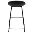 KING HOME PC-148A Krzesło barowe ROLF czarne 66 cm - polipropylen, metal