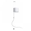 RENDL R11989 BROADWAY wisząca regulowana biała chrom 230V E27 42W