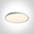 ONE LIGHT 62160FB/W/W Zigos 2 biały plafon LED 3000K 60W