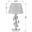CANDELLUX 41-23483 DENIS LAMPKA GABINETOWA 1X60W E27 CHROM/ZŁOTY