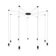 Step into Design XT005-9P Lampa wisząca LINEA-9 czarna