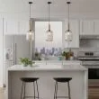 WYPRZEDAŻ ITALUX PND-5588-1L-BRO+AMB Antiola - Lampa wisząca