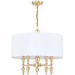 COSMOLIGHT Lampa wisząca AUSTIN P05180AU-WH