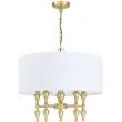 COSMOLIGHT Lampa wisząca AUSTIN P05197BR-WH