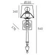 COSMOLIGHT Kinkiet AUSTIN W01265AU-WH